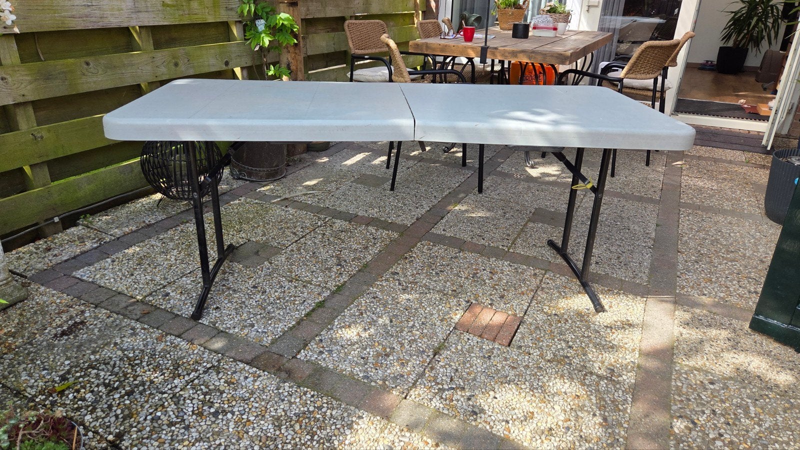 Opvouwbare Partytent Tafel - Handig & Compact, Ophalen, Rechthoekig, Aluminium