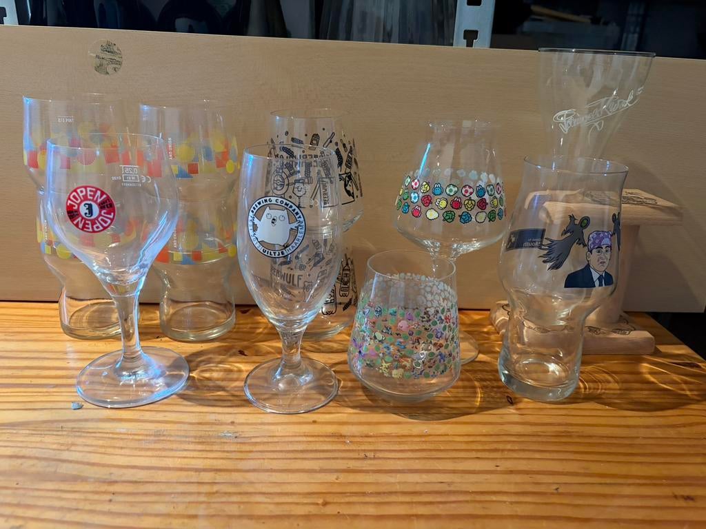 Bierglazen, Ophalen, Zo goed als nieuw, Glas of Glazen, Overige merken