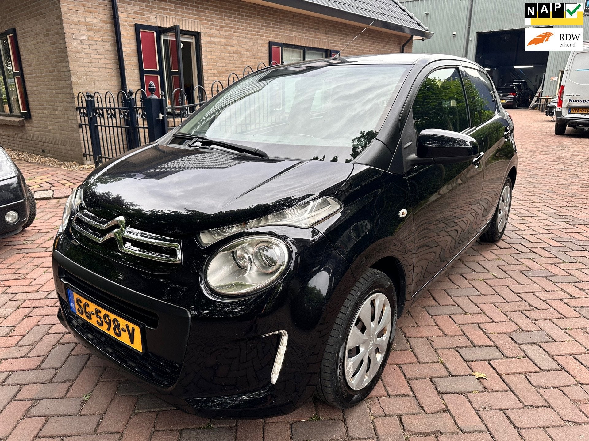 Citroen C1 1.0 e-VTi Feel|Airco|El Ramen|NAP|APK, Auto's, Citroën, Voorwielaandrijving, Stof, Gebruikt, 4 stoelen