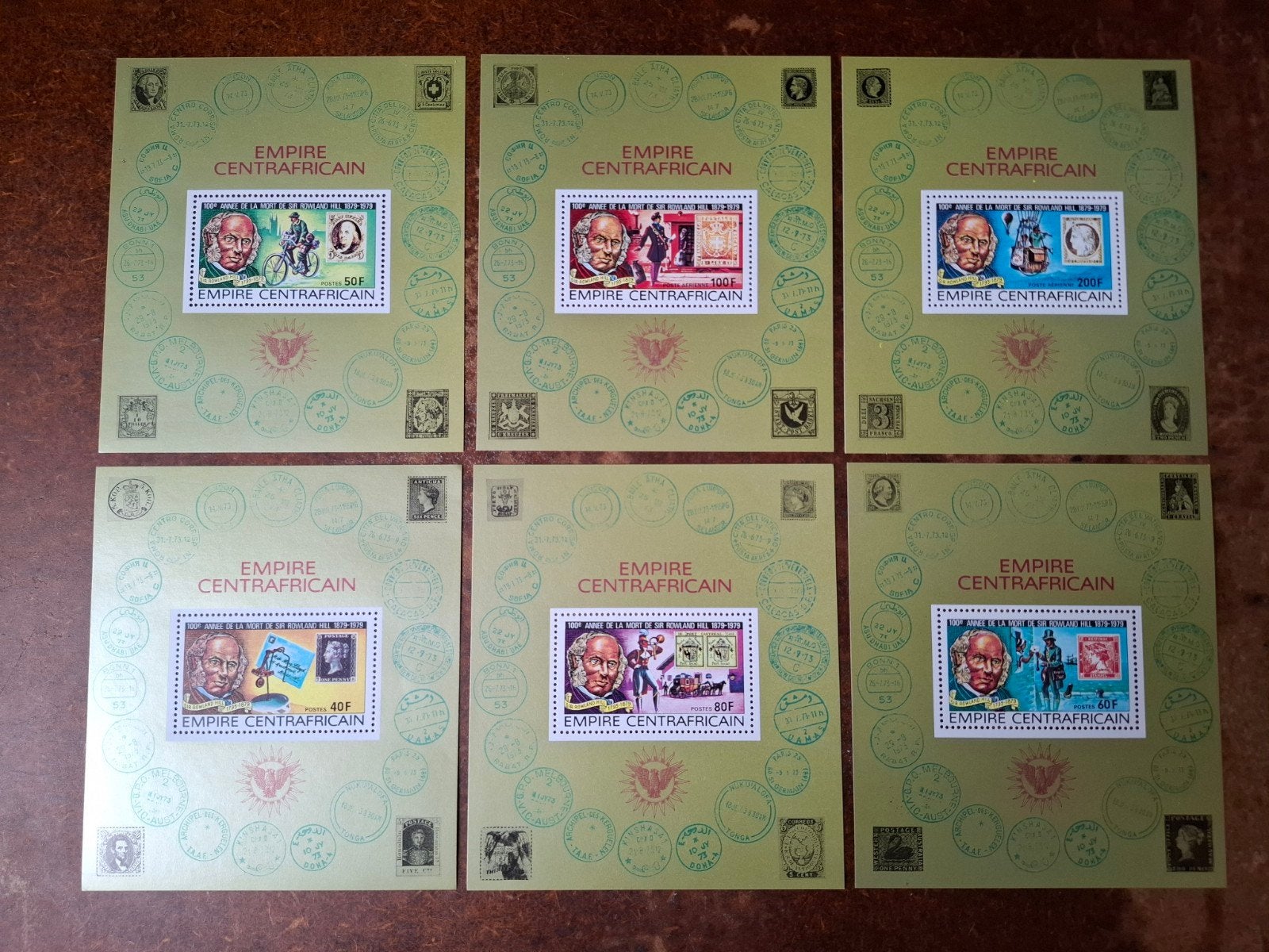 CAR 1978 Sir Rowland Hill, Postzegels en Munten, Ophalen of Verzenden, Overige landen, Postfris