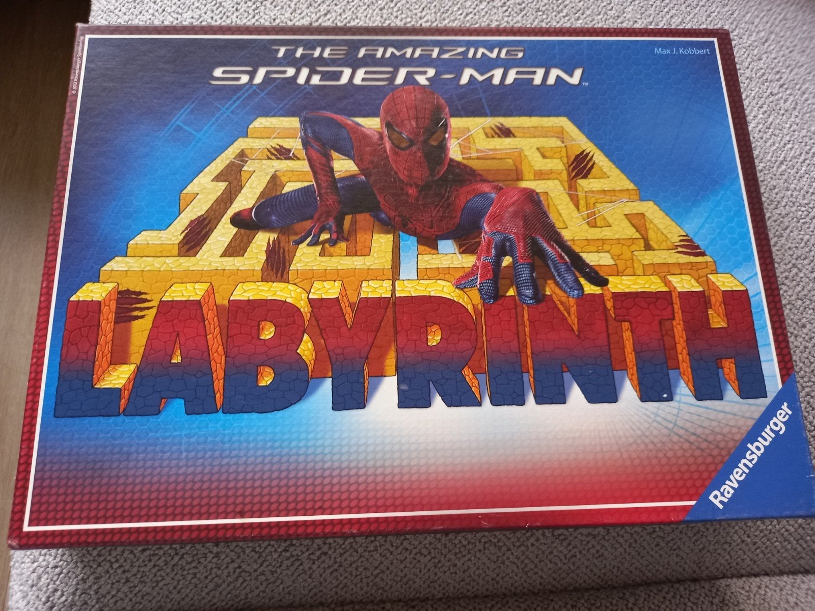 Spider-man Labyrinth/doolhof, Een of twee spelers, Ophalen of Verzenden, Zo goed als nieuw, Ravensburger