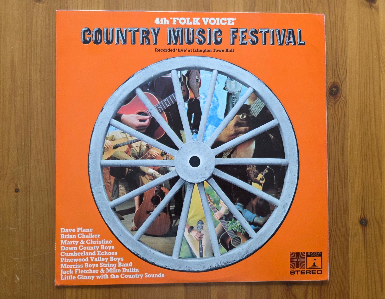 LP 4th 'Folk Voice' Country Music Festival, LP, Gebruikt, Ophalen of Verzenden, 12 inch