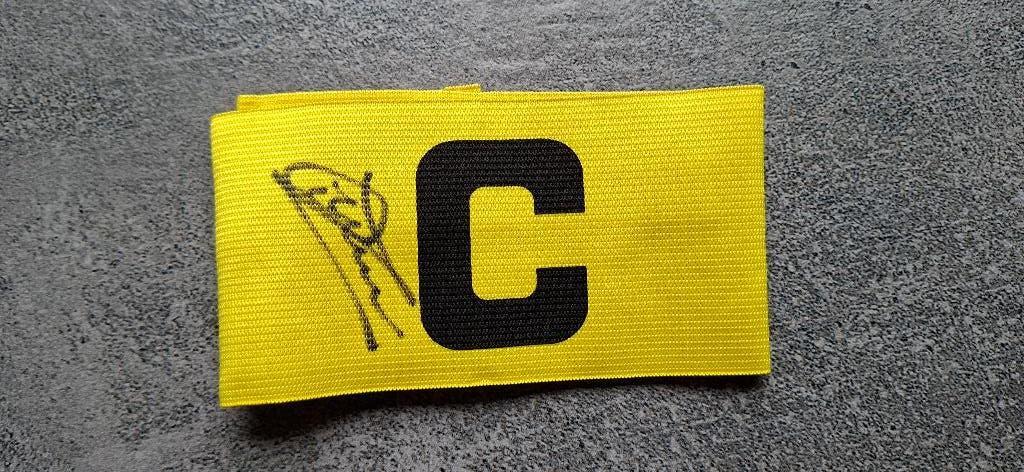 Aanvoerdersband met handtekening; Jasper Cillessen # Ajax, Verzamelen, Sportartikelen en Voetbal, Ophalen of Verzenden, Nieuw