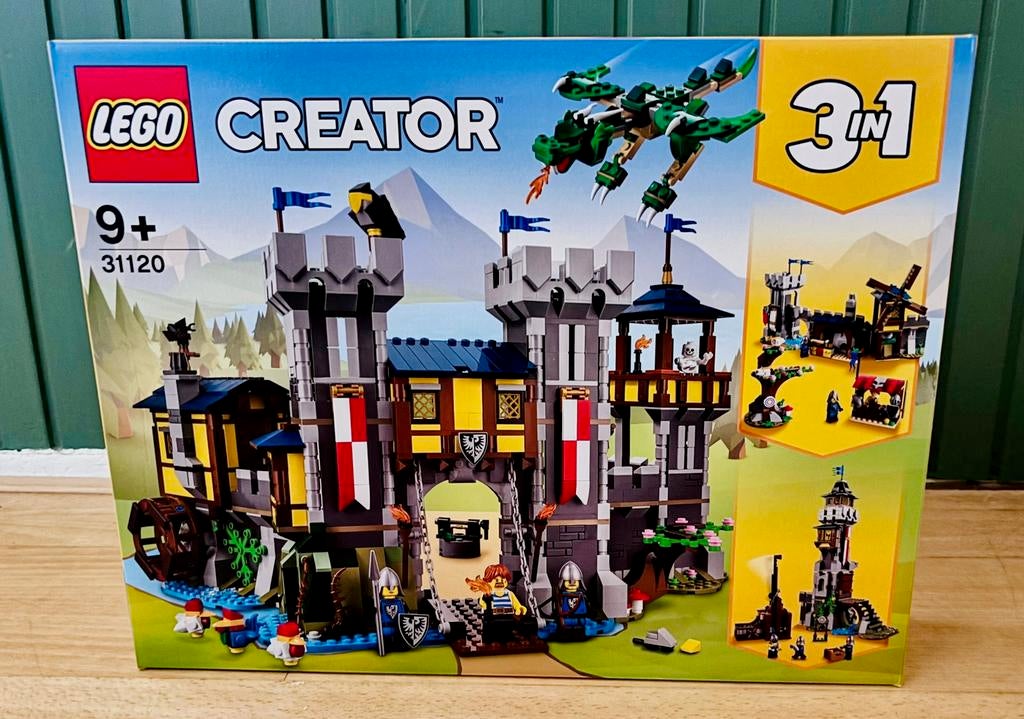 Lego Creator 31120 - Middeleeuws Kasteel 3-in-1 - Nieuw!, Kinderen en Baby's, Speelgoed | Duplo en Lego, Lego, Nieuw, Ophalen of Verzenden