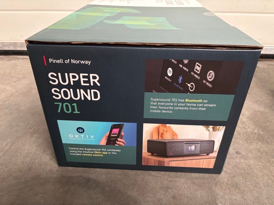 Pinell Supersound 701 DAB+ / internetradio / CD / Bluetooth, Overige merken, Olaf Helsets vei 5, 0694 Oslo, Noorwegen, Ophalen of Verzenden
