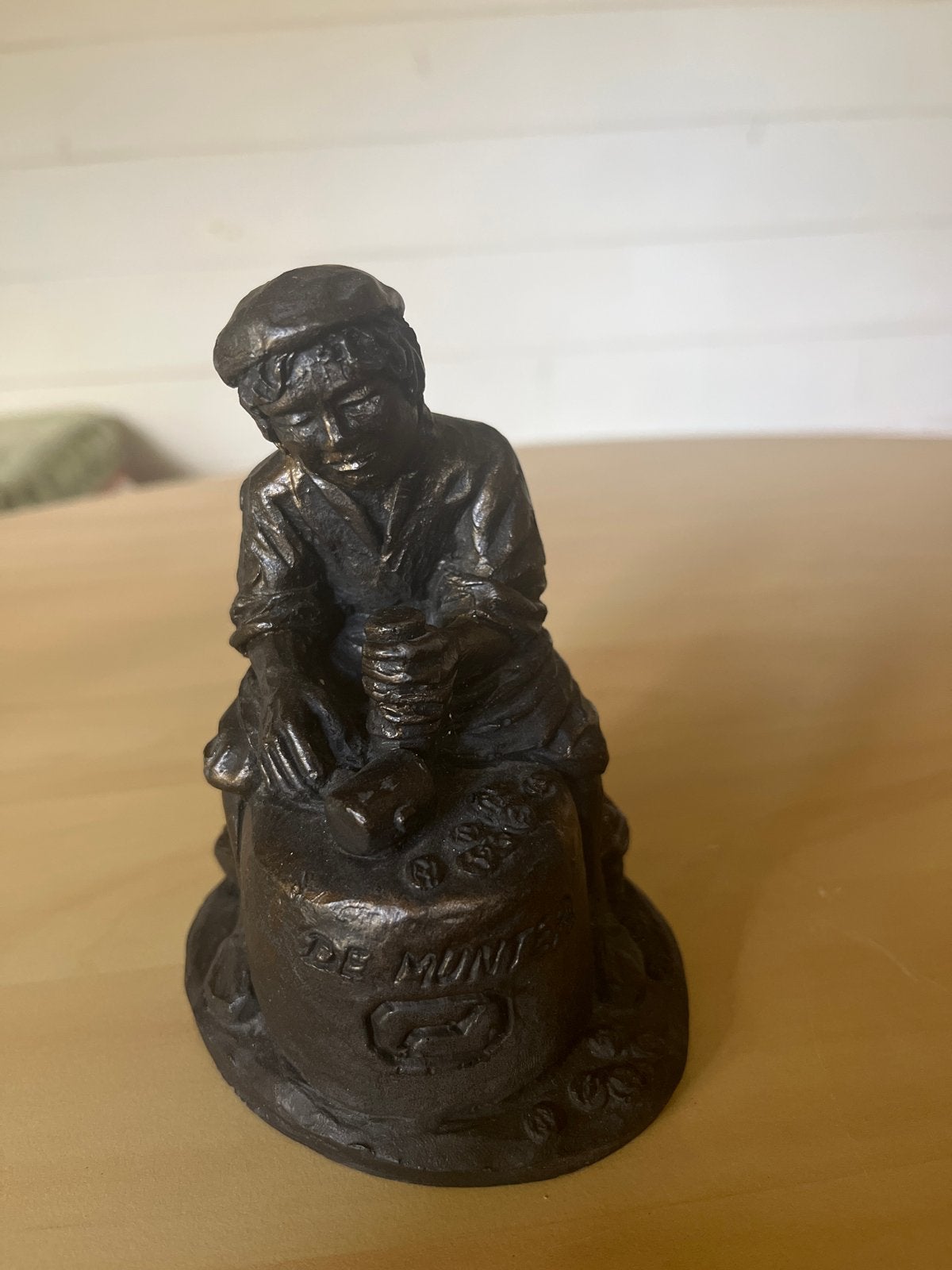 Vintage Bronzen Beeldje: De Munter Ros, Antiek en Kunst, Ophalen of Verzenden