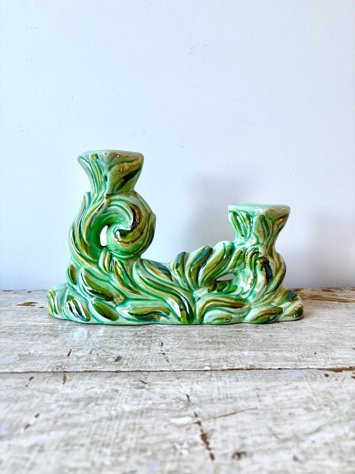 Vintage Belgische Art Deco Kandelaar - Hubert Bequet, Antiek en Kunst, Ophalen of Verzenden, Keramiek of Aardewerk