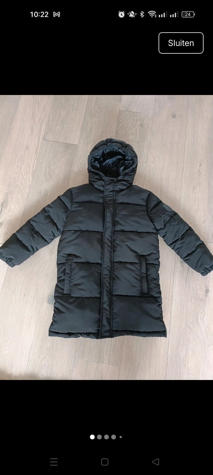 Nieuwe zwarte winterjas jongen Primark maat 134, Ophalen, Nieuw, Primark, Jongen