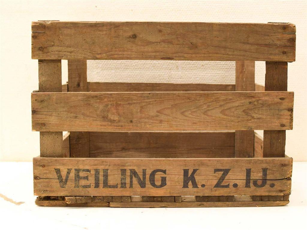 Houten kist met text 51410