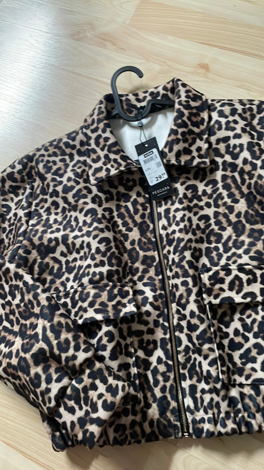 Nieuw panterprint Bomberjack maat X/L, Ophalen of Verzenden, Nieuw, Maat 46/48 (XL) of groter, Bruin