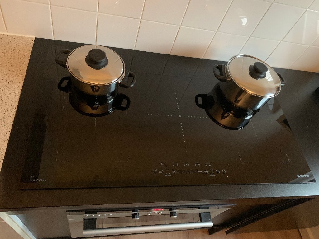 Onderdelen Inductie kookplaat 90x52 cm, Witgoed en Apparatuur, Kookplaten, Ophalen, Gebruikt, Inbouw, Inductie