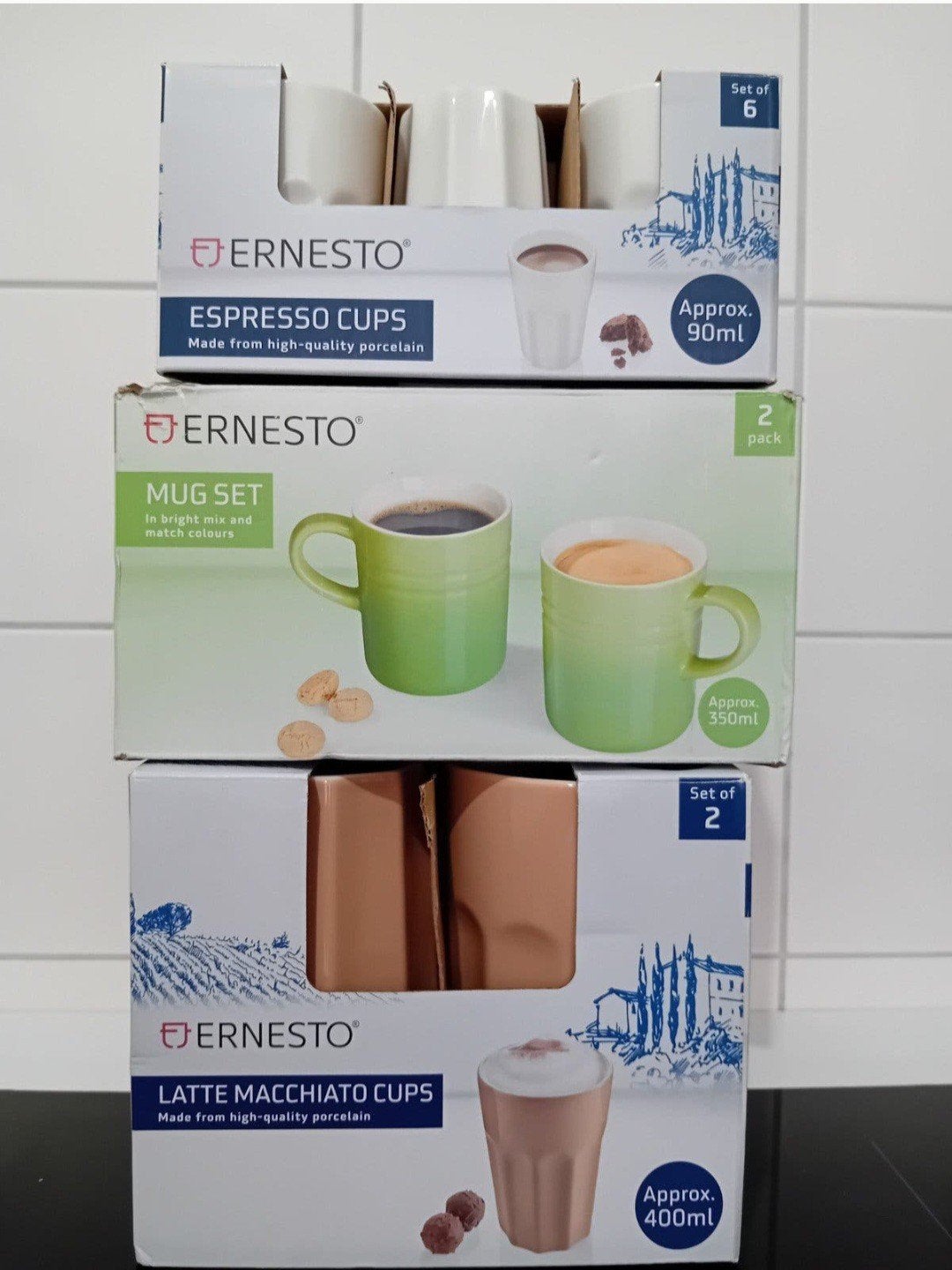 Latte Macchinato/Cappuccino/Koffiebekers/Espresso mokjes., Ophalen, Nieuw