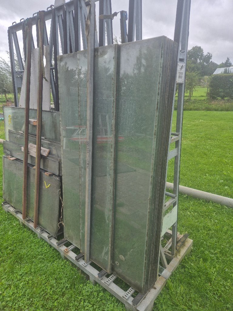 Glas 4mm ruiten  - tuinkas, tuinderskas, kasglas, kas, Ophalen, Gebruikt, Minder dan 80 cm, 160 cm of meer