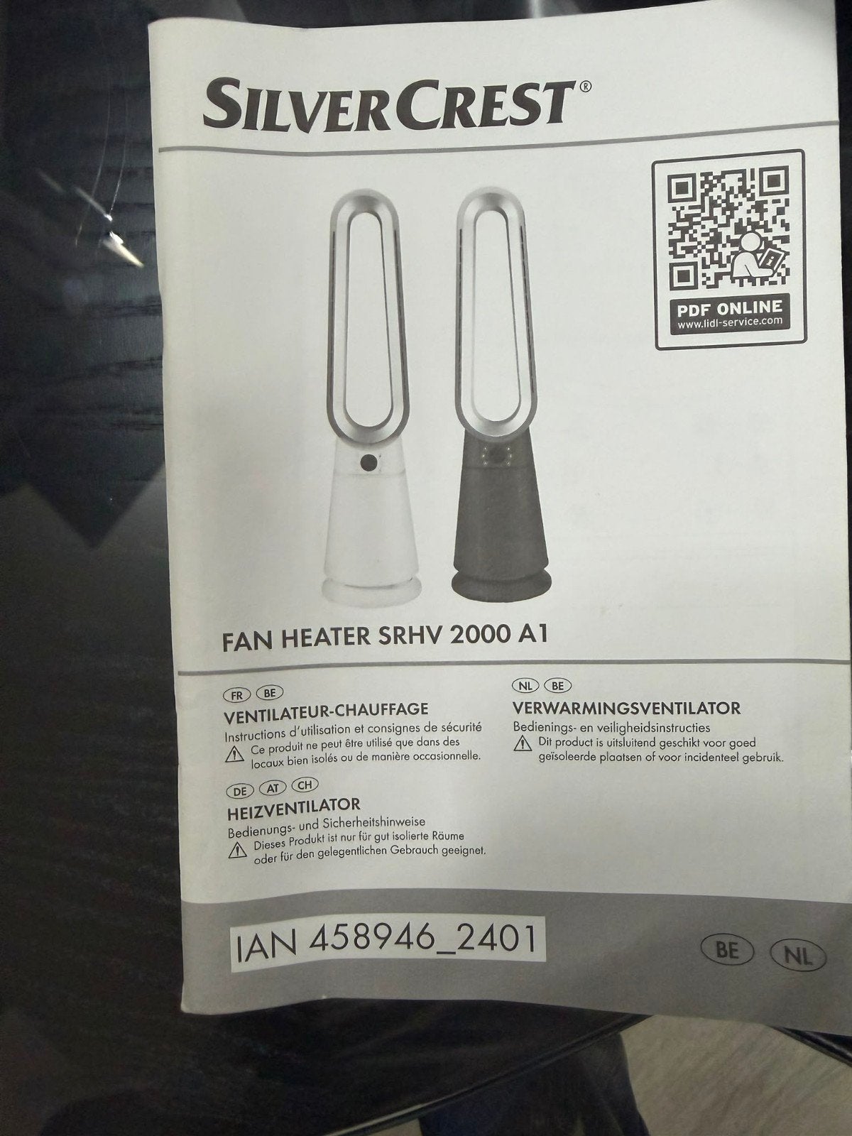 Silver crest  ventilator nieuw in doos, Ophalen, Nieuw, Plafondventilator