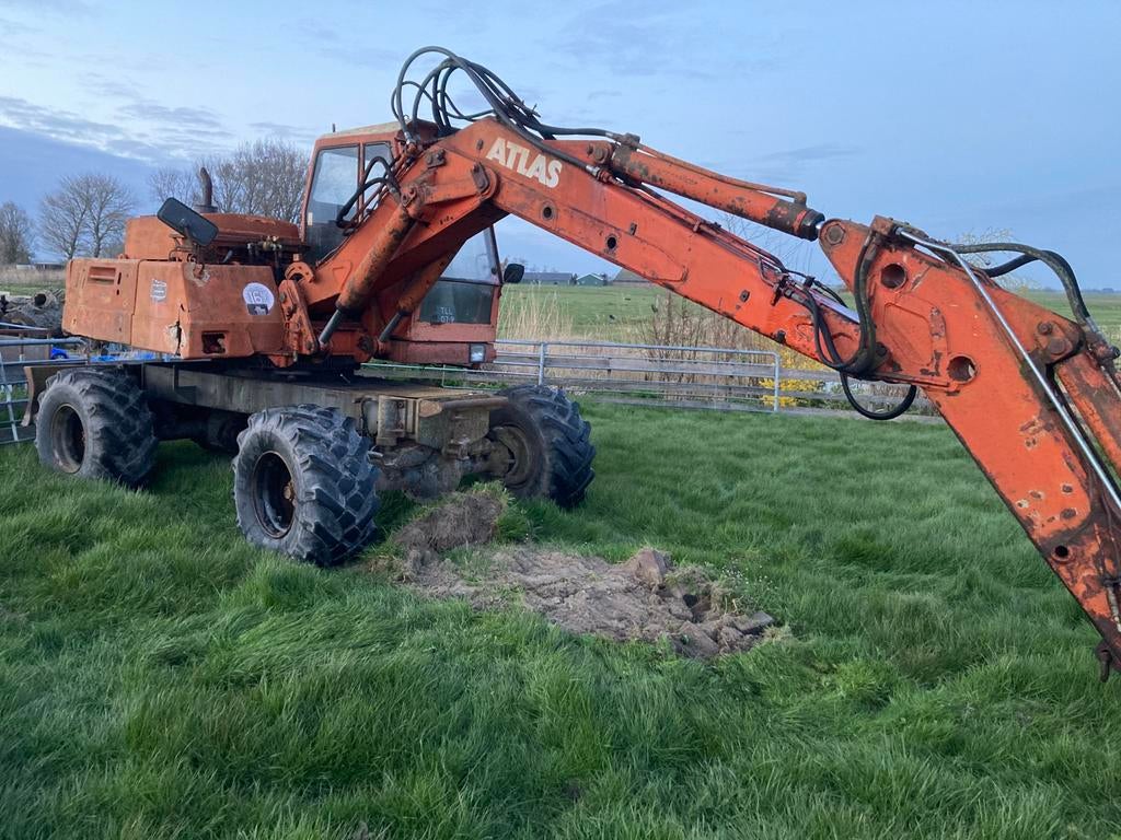 Atlas 1302 BUITENKANS, Zakelijke goederen, Machines en Bouw | Kranen en Graafmachines, Ophalen, Graafmachine