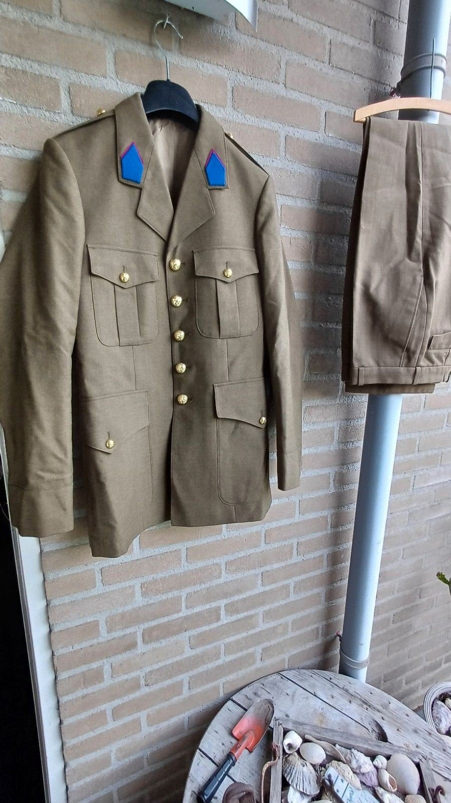 Militair VINTAGE uniform Landmacht 1981 - compleet pak, Ophalen of Verzenden, Landmacht, Overige gebieden, Kleding of Schoenen
