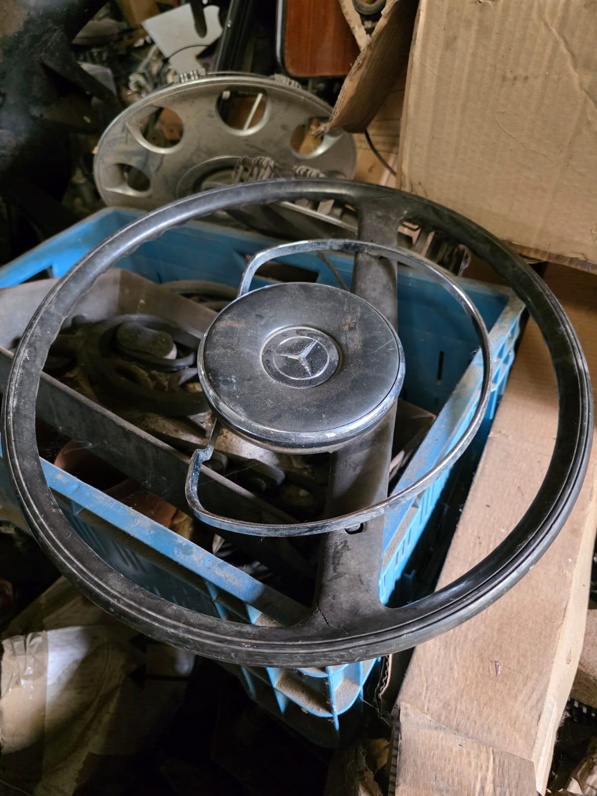 Vintage mercedes benz sturen, Verzenden