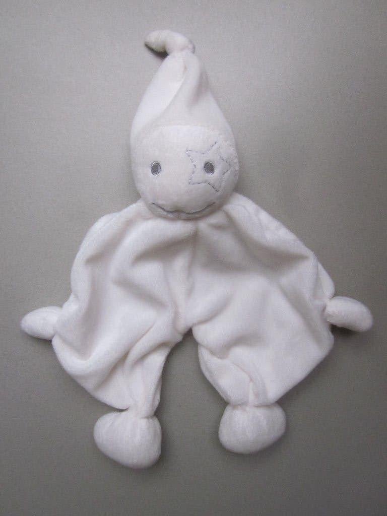 Prénatal wit zacht pluche knuffeldoek puntmuts rinkeltje, Kinderen en Baby's, Speelgoed | Knuffels en Pluche, Prénatal, Overige karakters