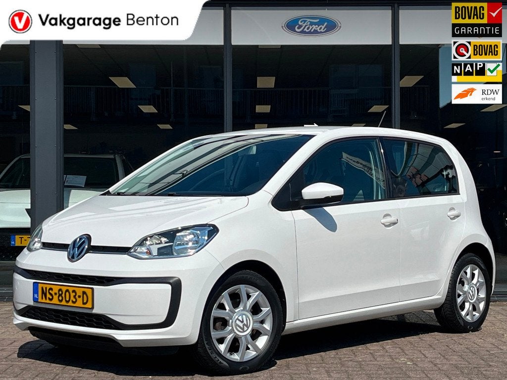 Volkswagen Up! 1.0 60pk BMT move up! | Executive pakket | Ai, Stof, Gebruikt, Wit, Origineel Nederlands