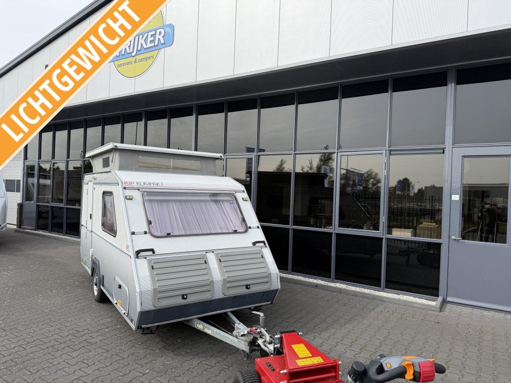 Kip Kompakt 37 KK Langslaper + Zit 542KG leeg hefdak caravan, Lengtebed, Kip, Bedrijf, Treinzit