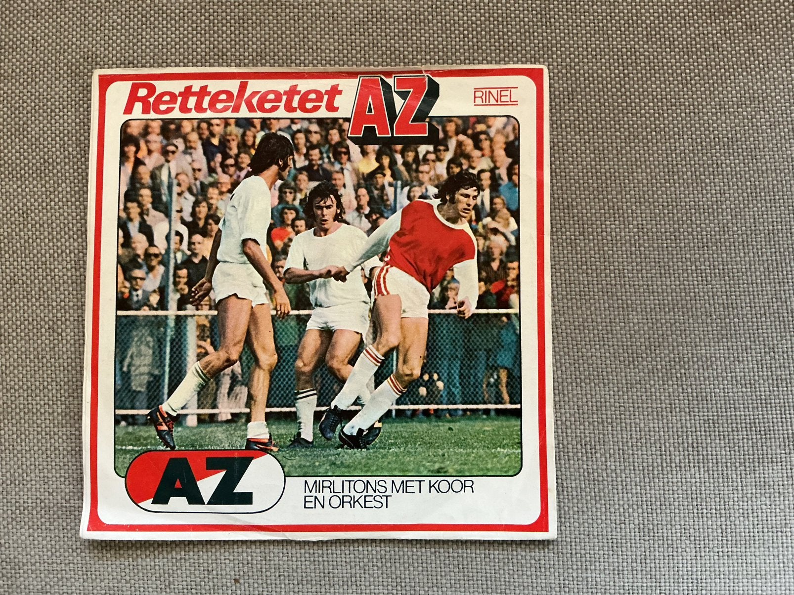 AZ Voetbalclub single vinyl. Retteketet AZ., Verzamelen, Ophalen of Verzenden, Zo goed als nieuw, AZ