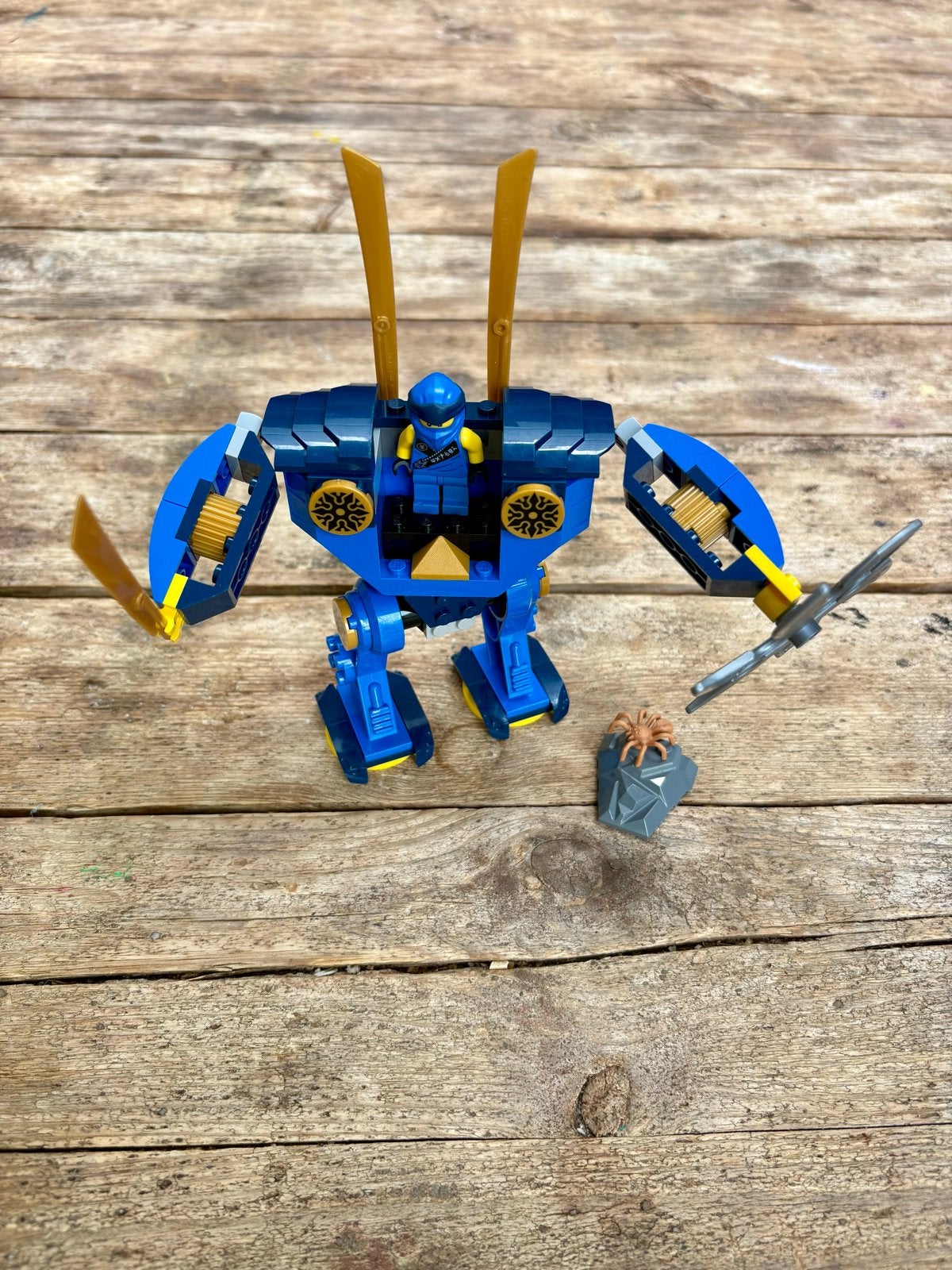 Lego Ninjago Jay's Electro Mech 71740, Lego, Ophalen of Verzenden, Zo goed als nieuw, Compleet