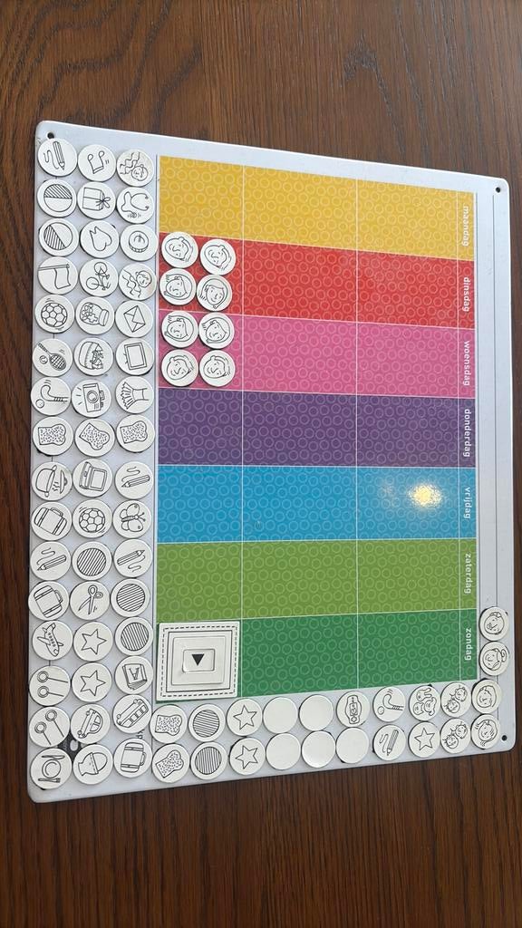 Kinder planbord, Ophalen, Zo goed als nieuw