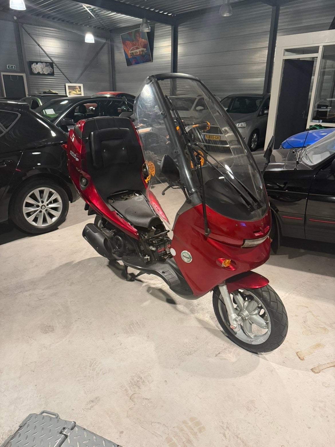 Benelli adiva 125ccm A1 (cabrio motor), Ophalen
