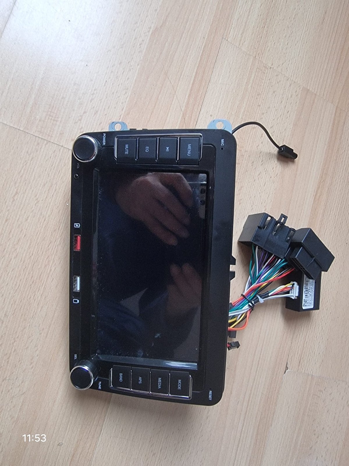 Autoradio met touchscreen en navigatie, Ophalen, Gebruikt