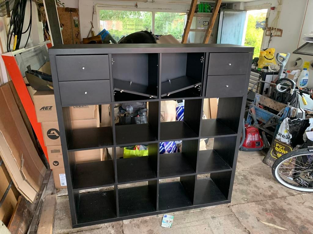 Zwarte room divider, Ophalen, Zo goed als nieuw