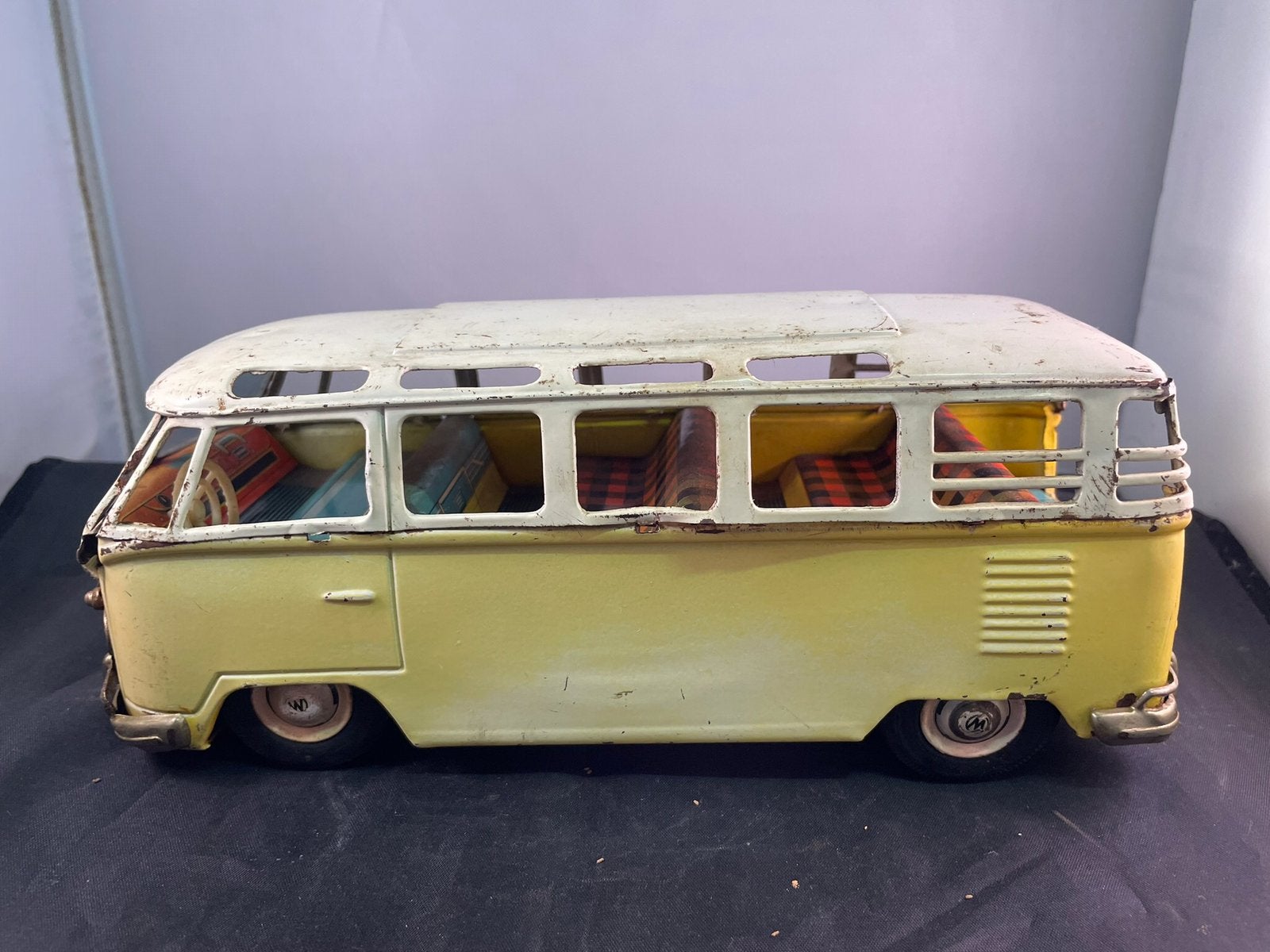 Blikken Volkswagenbus T1 uit de jaren zestig, Antiek en Kunst, Antiek | Speelgoed, Ophalen of Verzenden