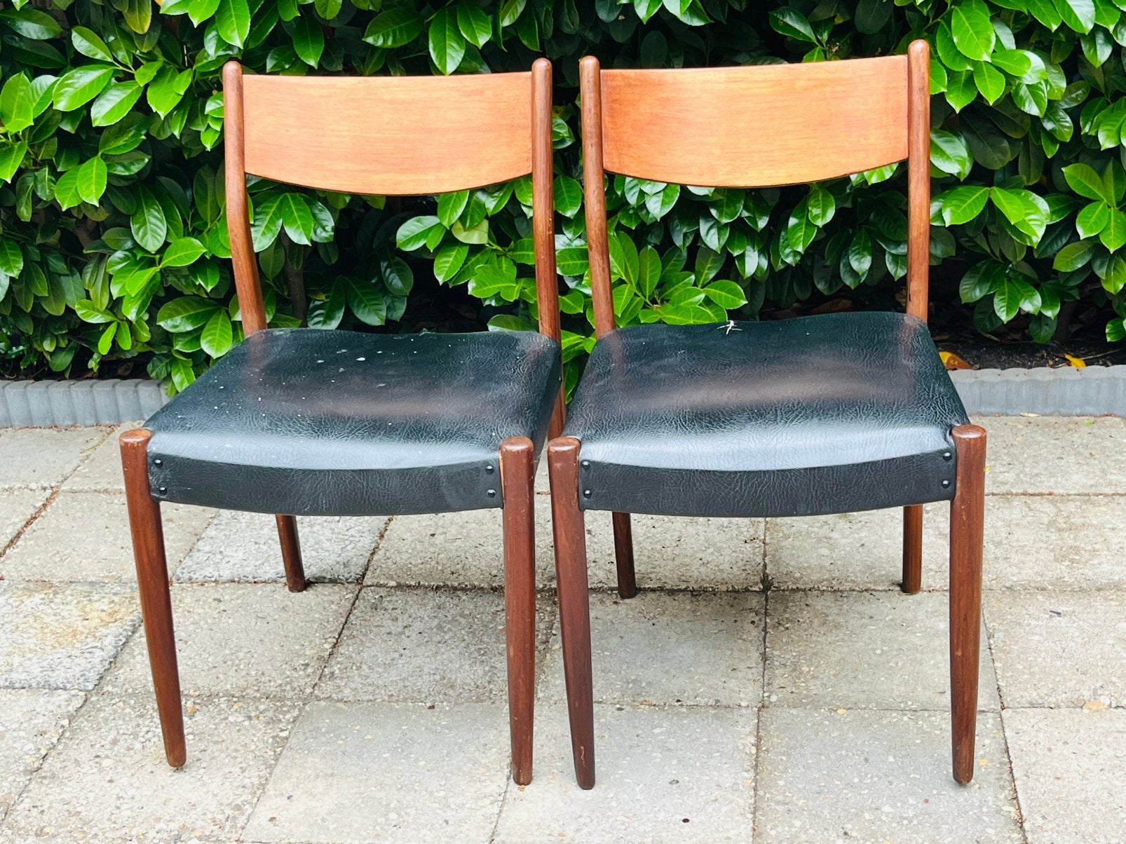 Paar vintage SSL stoelen van Lubke 1960, Ophalen of Verzenden