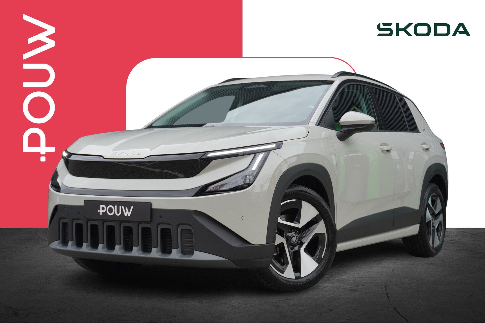 Skoda Epiq Hero 211pk 56 kWh | Matrix LED Koplampen | Achter, Auto's, Skoda, 12 maanden, Overige modellen, 56 kWh, 211 pk
