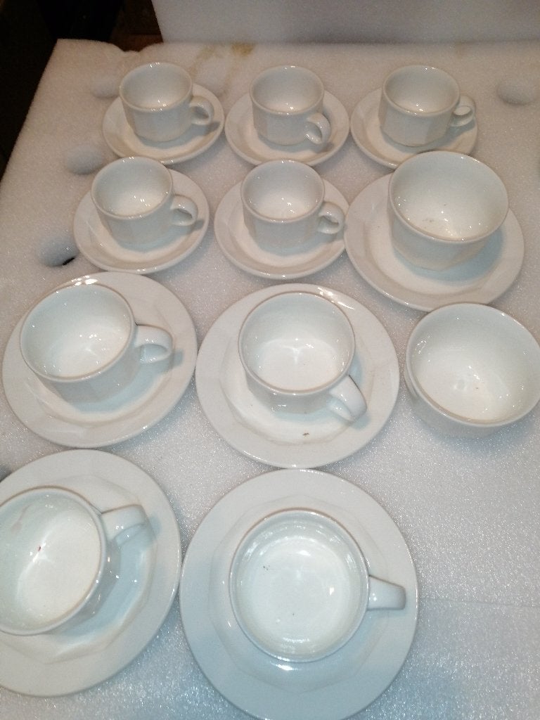 Villeroy en Boch kop en schotels 5xkoffiekop met schotels, Antiek en Kunst, Ophalen of Verzenden