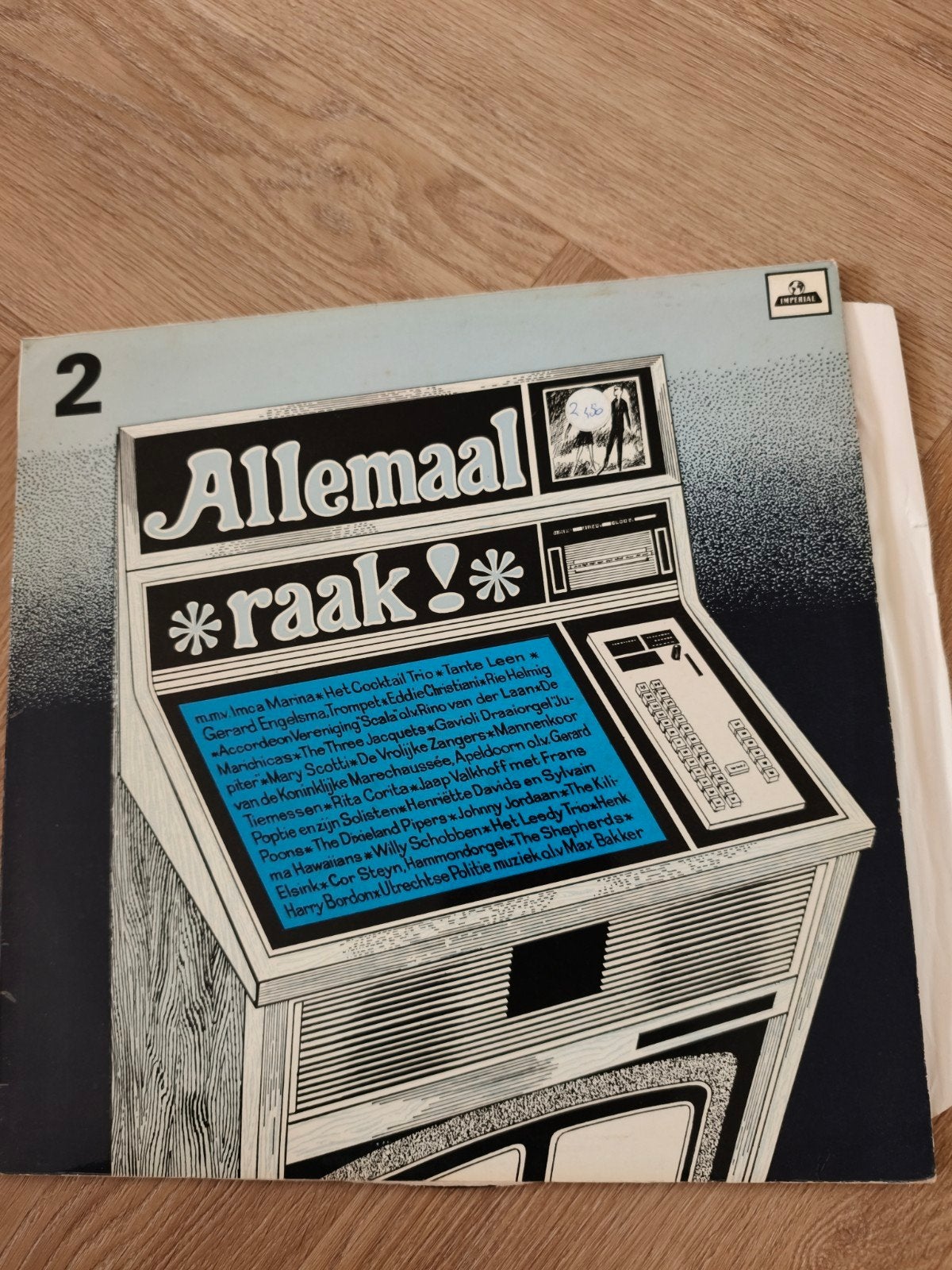 Allemaal Raak 2 - Diverse Artiesten (Imperial ILA 294), LP, Gebruikt, Pop, Ophalen of Verzenden