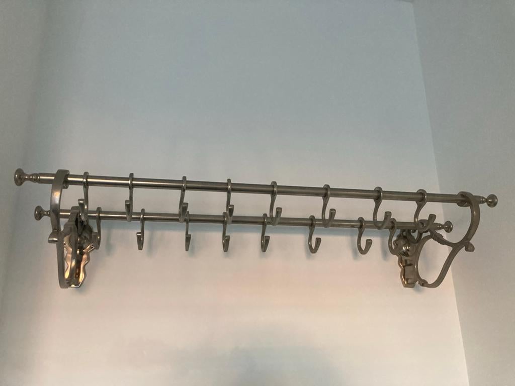 Metalen zilverkleurige wandkapstok Riviera Maison, Zo goed als nieuw, Minder dan 100 cm, Metaal, Ophalen
