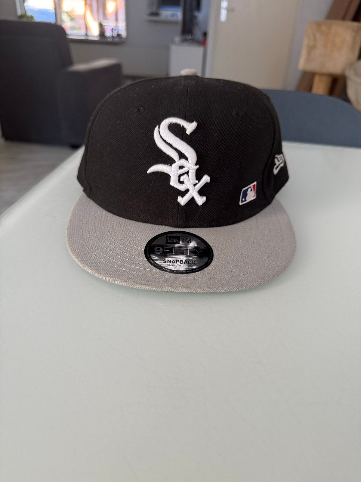 New Era Chicago White Sox Snapback Cap - Zwart/Grijs, Ophalen of Verzenden, Zo goed als nieuw, Pet