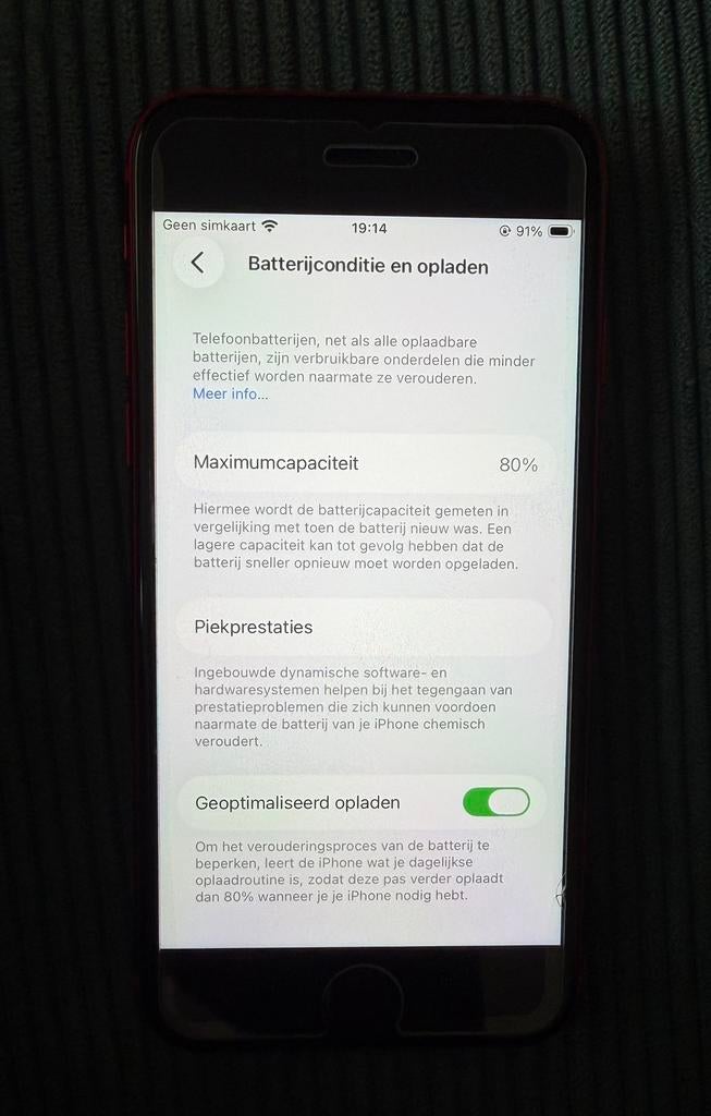 Apple iPhone SE (2e generatie), Telecommunicatie, Mobiele telefoons | Apple iPhone, Ophalen of Verzenden, Rood, 64 GB, Overige modellen