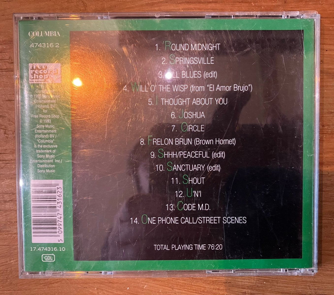 Miles Davis, The Man In The Green Shirt, CD Album, 1993., Cd's en Dvd's, Ophalen of Verzenden, Zo goed als nieuw, Jazz, Album