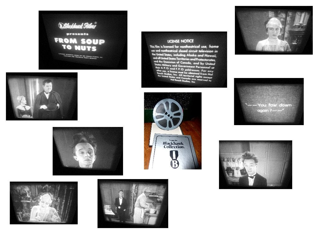 8mm film Laurel + Hardy - From Soup to Nuts - 1928 -, Ophalen of Verzenden, 8mm film