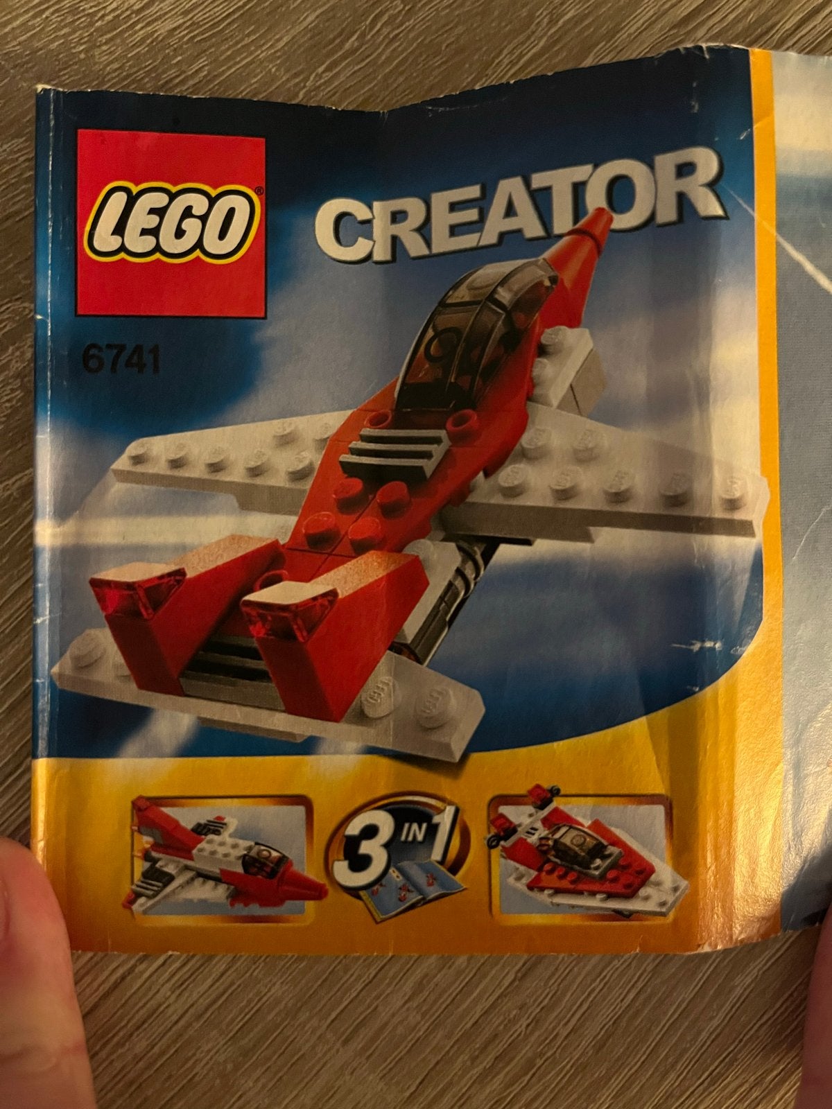 Lego Creator 6741 Ruimteschip 3-in-1, Kinderen en Baby's, Speelgoed | Duplo en Lego, Zo goed als nieuw, Lego, Complete set, Compleet