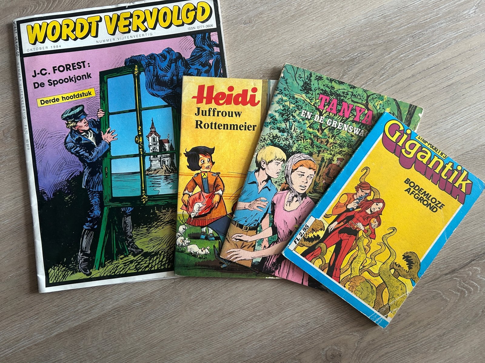 Oude strips en oude boekjes, Meerdere comics, Ophalen of Verzenden, Gelezen, Europa