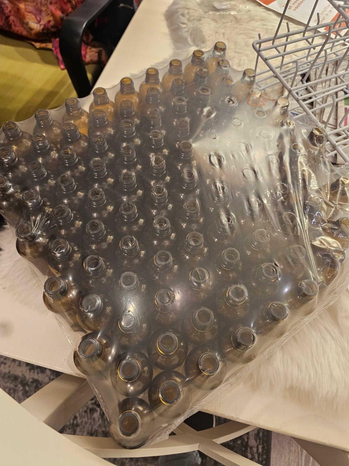 90 Bruine Flesjes 50ml - Ideaal voor DIY Projecten, Ophalen