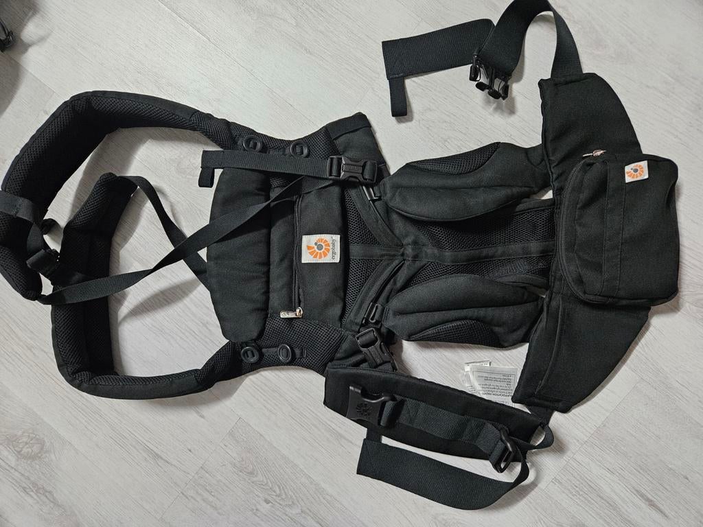Ergobaby draagzak - Zwart, comfortabel en verstelbaar, Kinderen en Baby's, Babydragers en Draagdoeken, Buik of Rug, Zo goed als nieuw