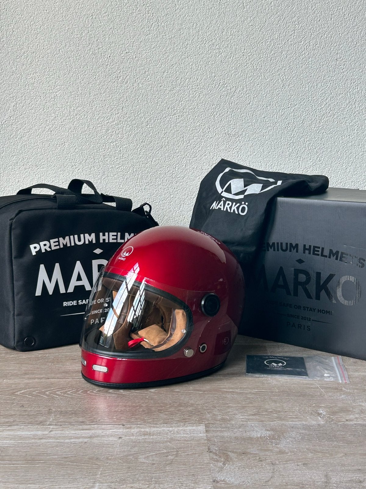MARKO fullmoon2 helm maat M -Nieuw in doos-Luxe Frans design, Motoren, Kleding | Motorhelmen, M, Offroadhelm, Ophalen of Verzenden