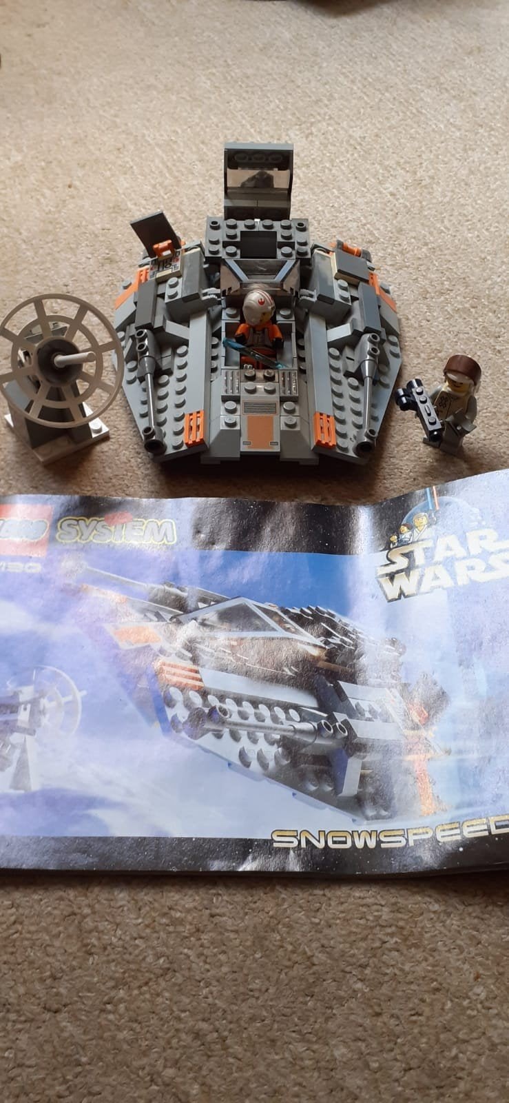 Star Wars Snowspeeder zonder doos, Ophalen of Verzenden, Gebruikt, Overige typen