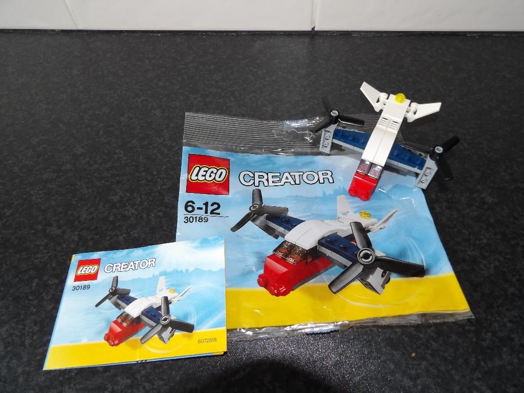 als nieuw Lego Creator 30189 transportvliegtuigincl polybag, Compleet, Lego, Ophalen of Verzenden, Zo goed als nieuw