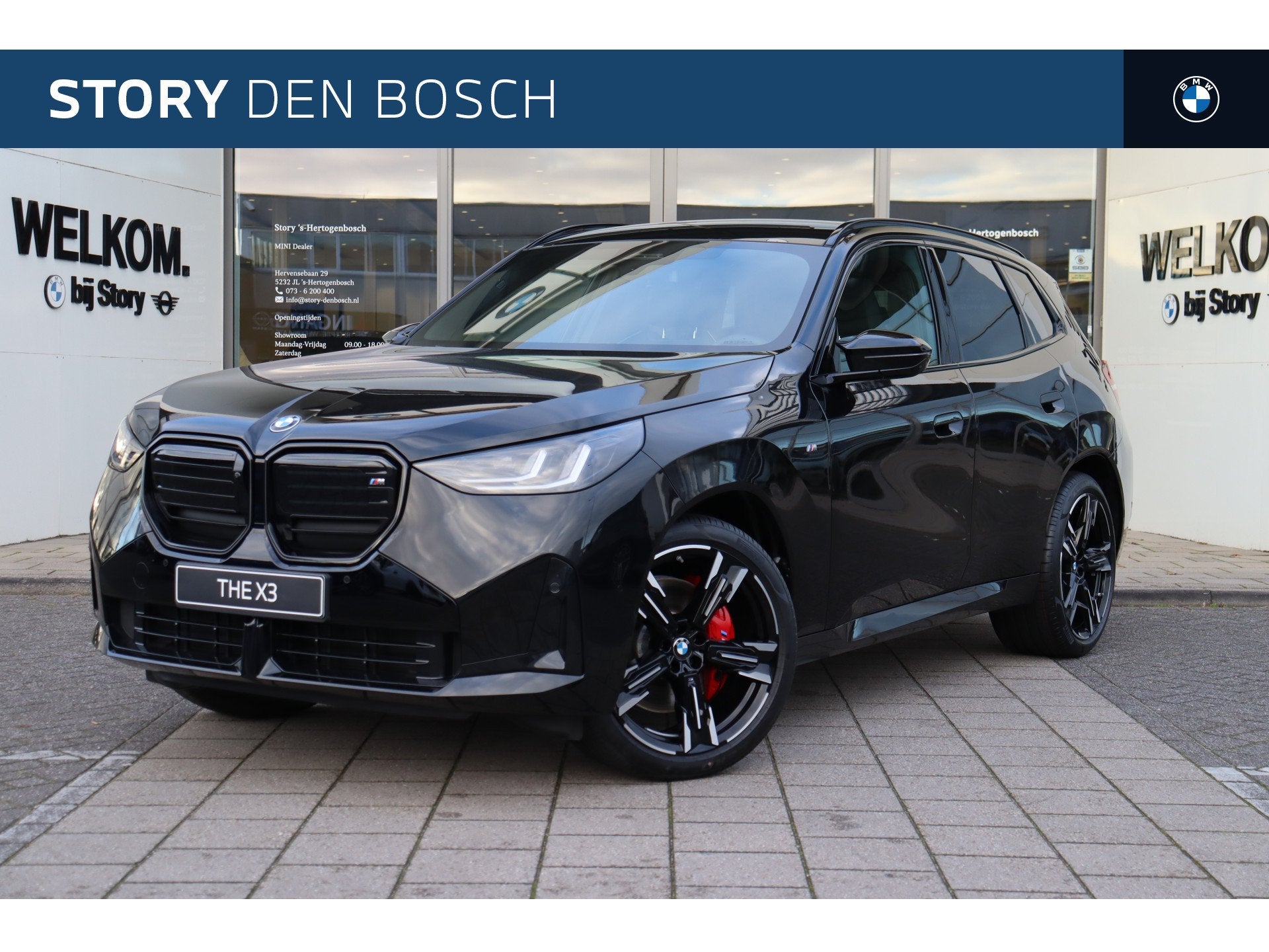 BMW X3 M50 Automaat / Panoramadak / Trekhaak / Sportstoelen, Auto's, BMW, Zwart, Zwart, 2998 cc, 1955 kg