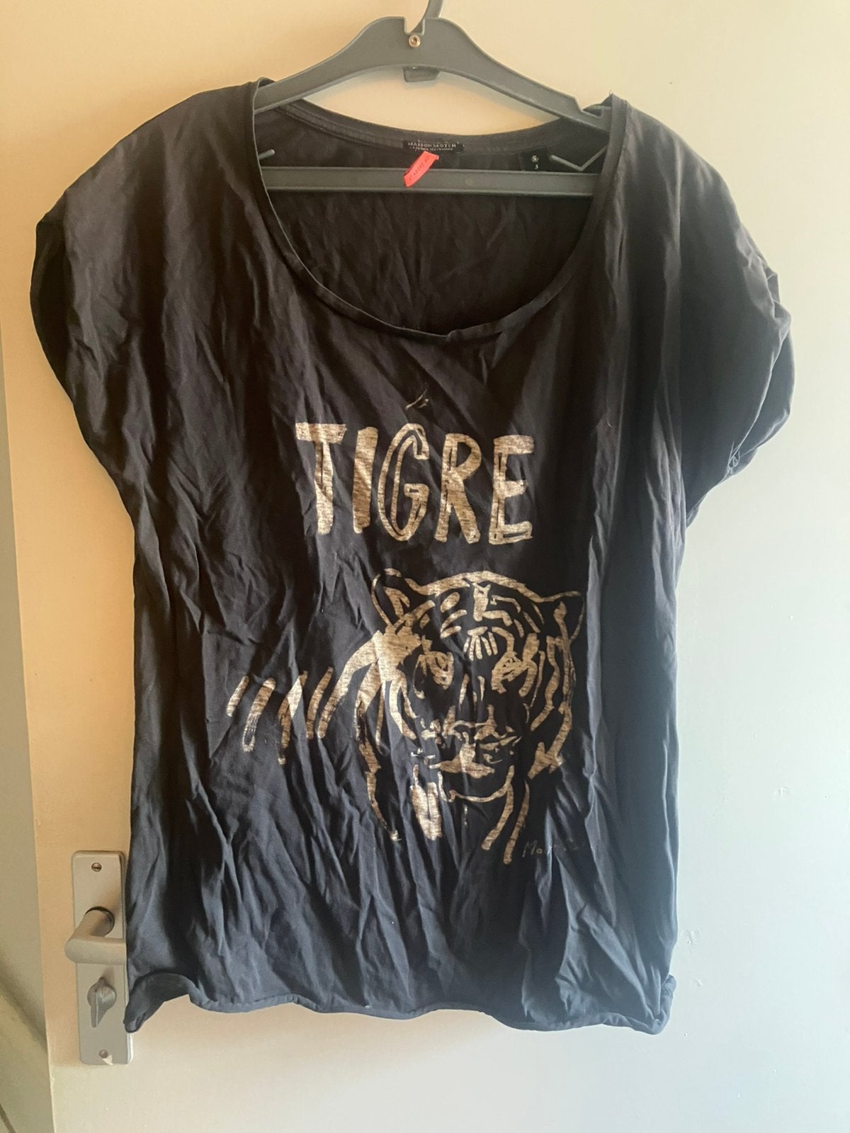 T-shirt Maison Scotch, Kleding | Dames, T-shirts, Maat 38/40 (M), Ophalen of Verzenden, Korte mouw, Grijs