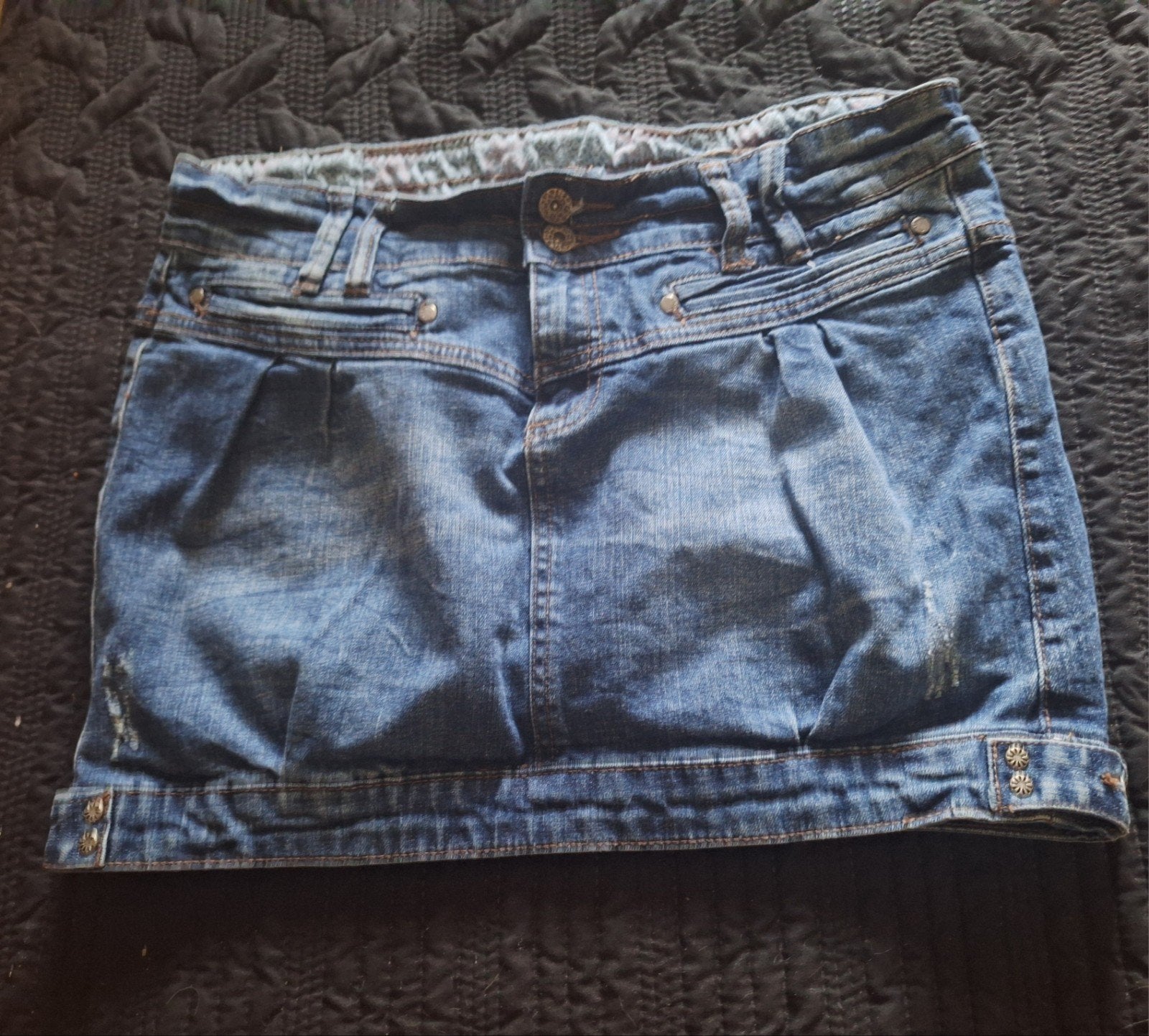 Spijkerrokje Crazyworld, Kleding | Dames, Maat 38/40 (M), Blauw, Ophalen of Verzenden, Zo goed als nieuw